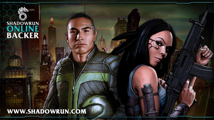 "Shadowrun Online"-Banner for Backer