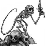 "Freebooter's Fate": Skelettaffe