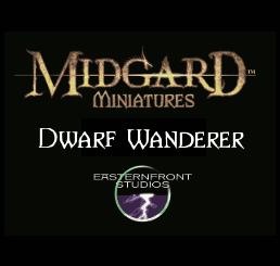 Midgard RPG Miniatures: Dwarf Wanderer