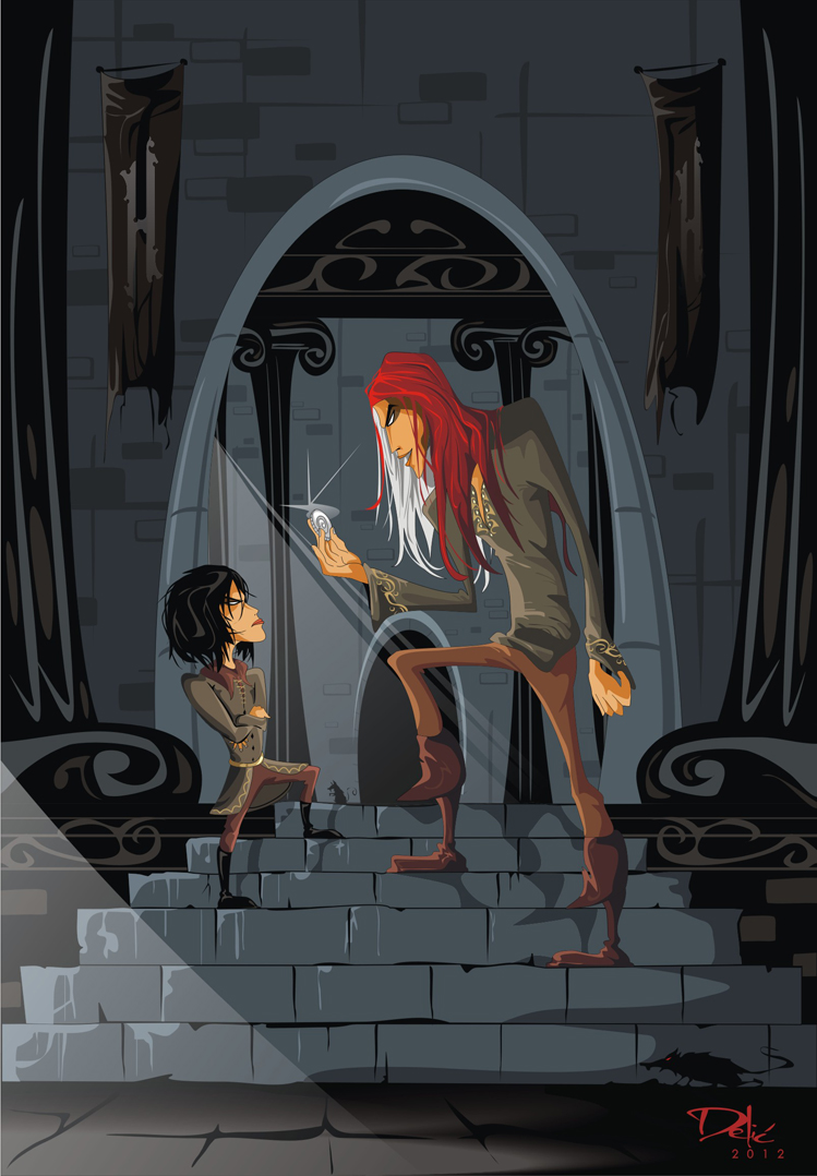 Game of Thrones: Arya Stark and Jaqen (Dejan Delic ©2012, All Rights Reserved.)