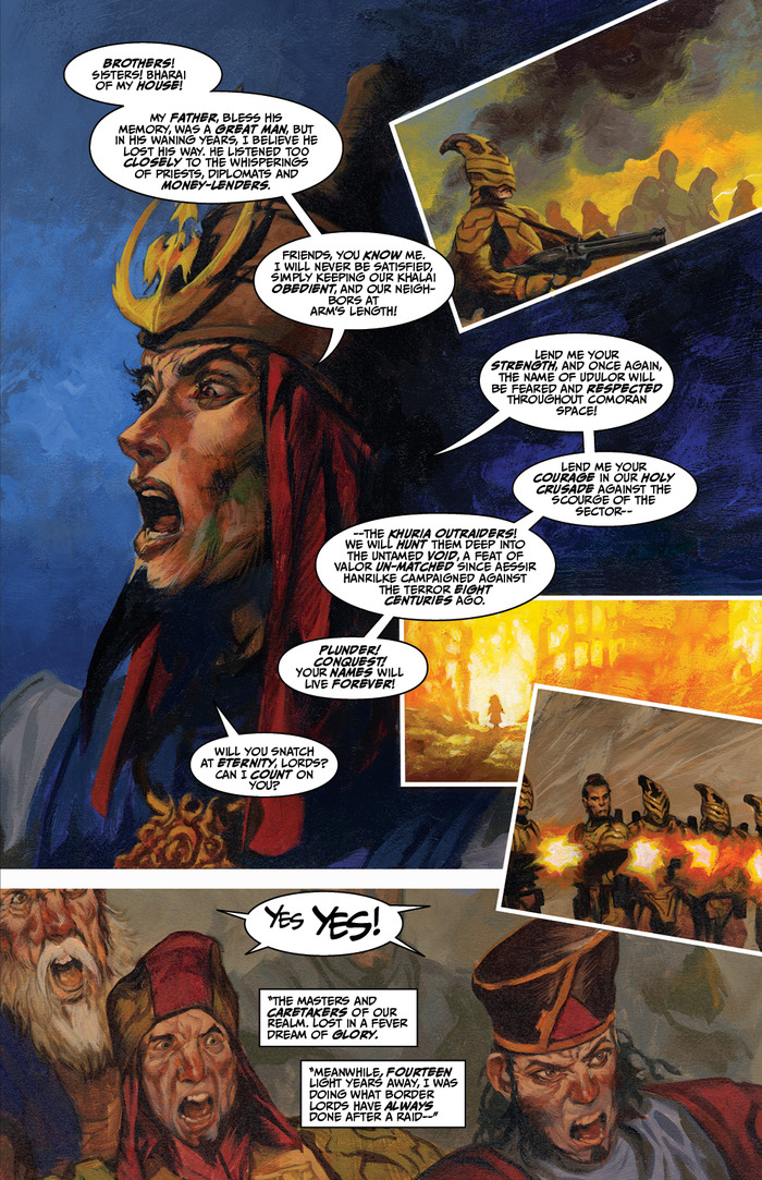 Iron Empires: Void - Page 11 of the first chapter of VOID (Christopher Moeller, Forged Lord Comics)