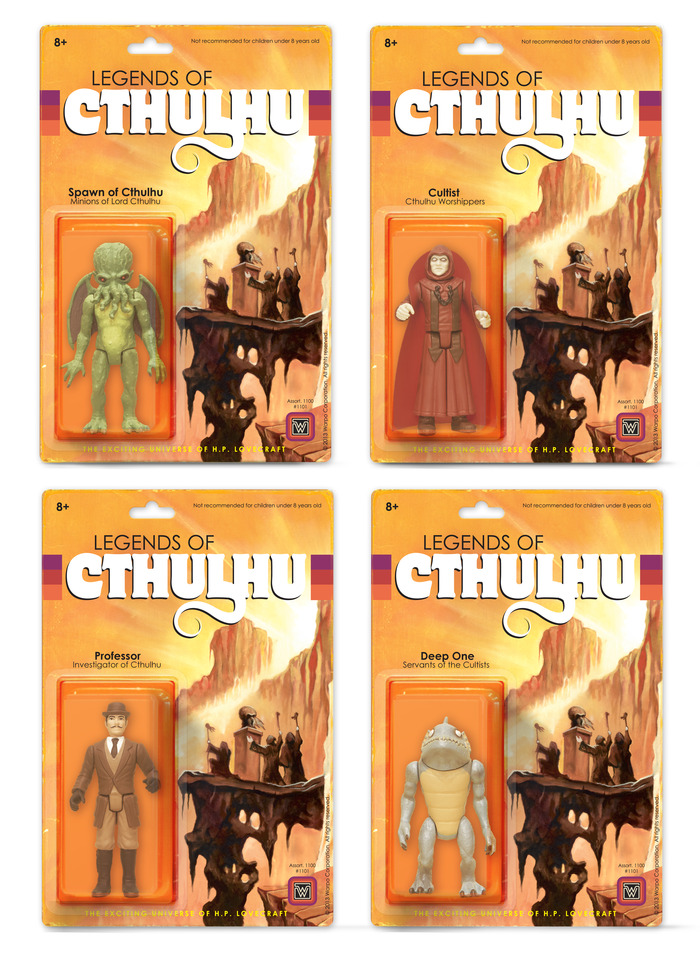 Legends of Cthulhu Retro Action Figure Toy Line (Copyright/Image: Warpo)