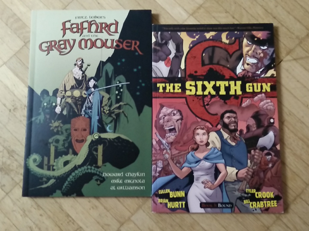 The Savage World of Lankhmar naht: Fafhrd and Gray Mouser (Dark Horse Comics) & The Sixth Gun (Oni Press) (Image: obskures.de)